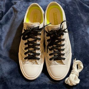 Black & White Striped Chuck 2’s